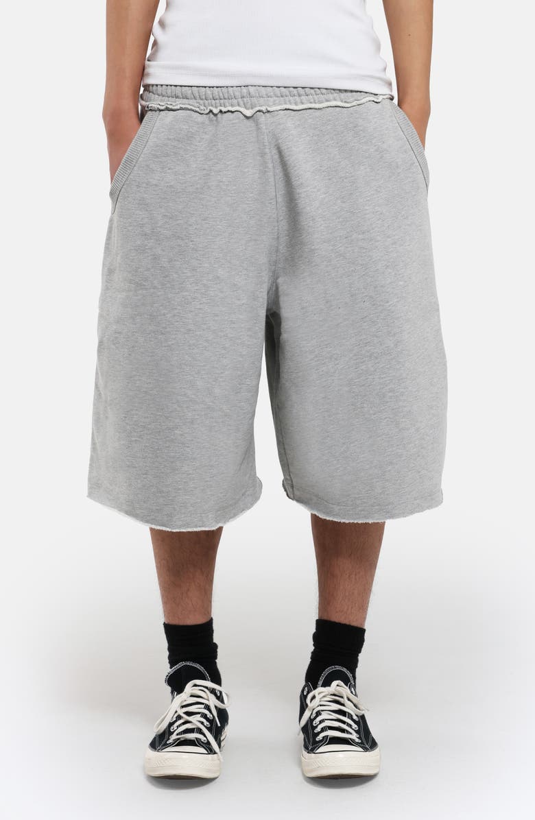 JADED LONDON Colossus Jersey Sweat Shorts, Main, color, Grey