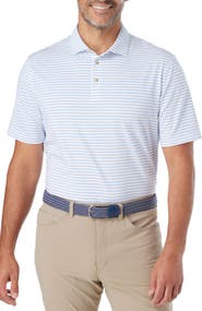 Fair Harbor Compass Print Polo
