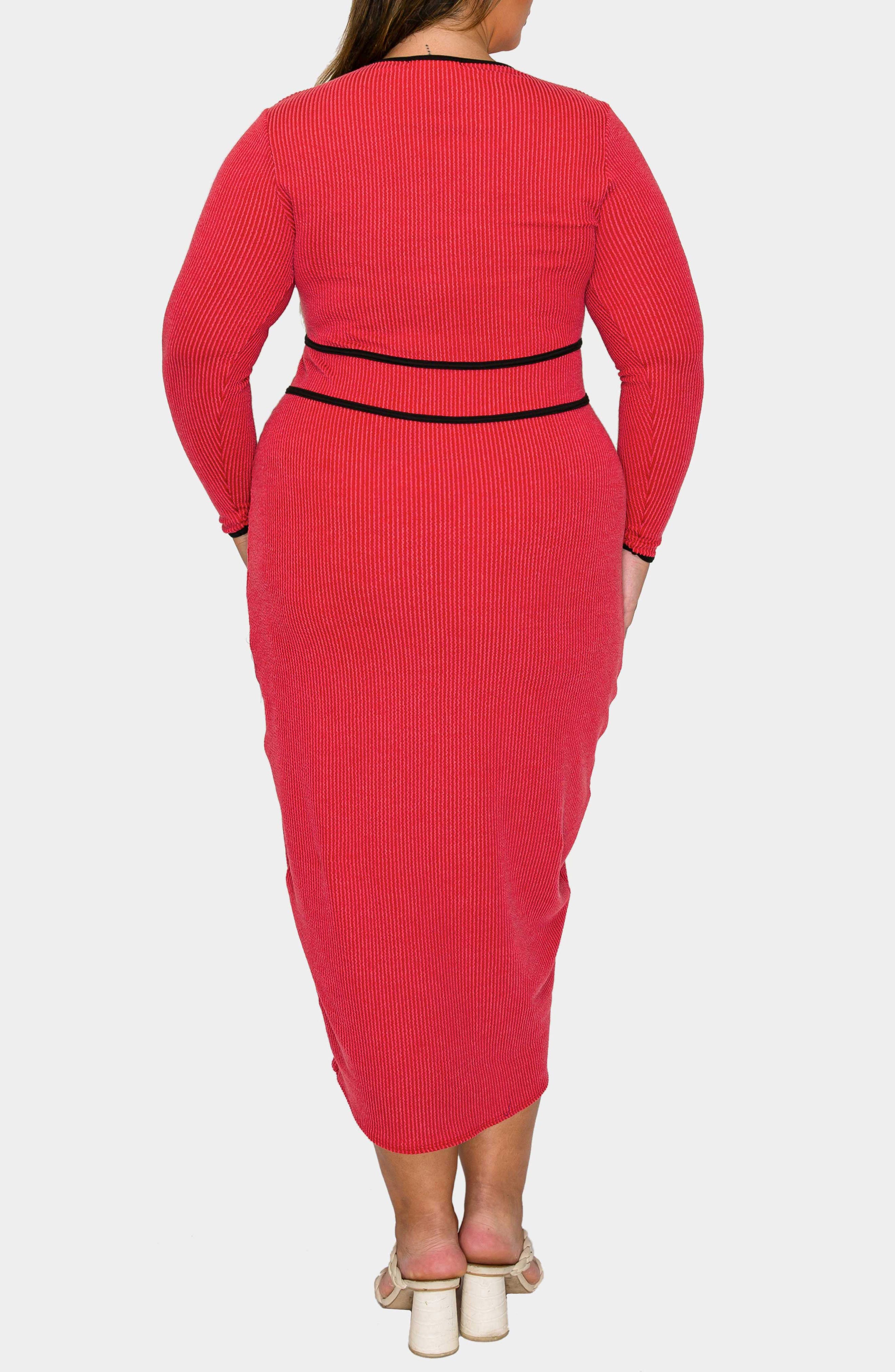 Elora Rib Sweater Dress - image 4