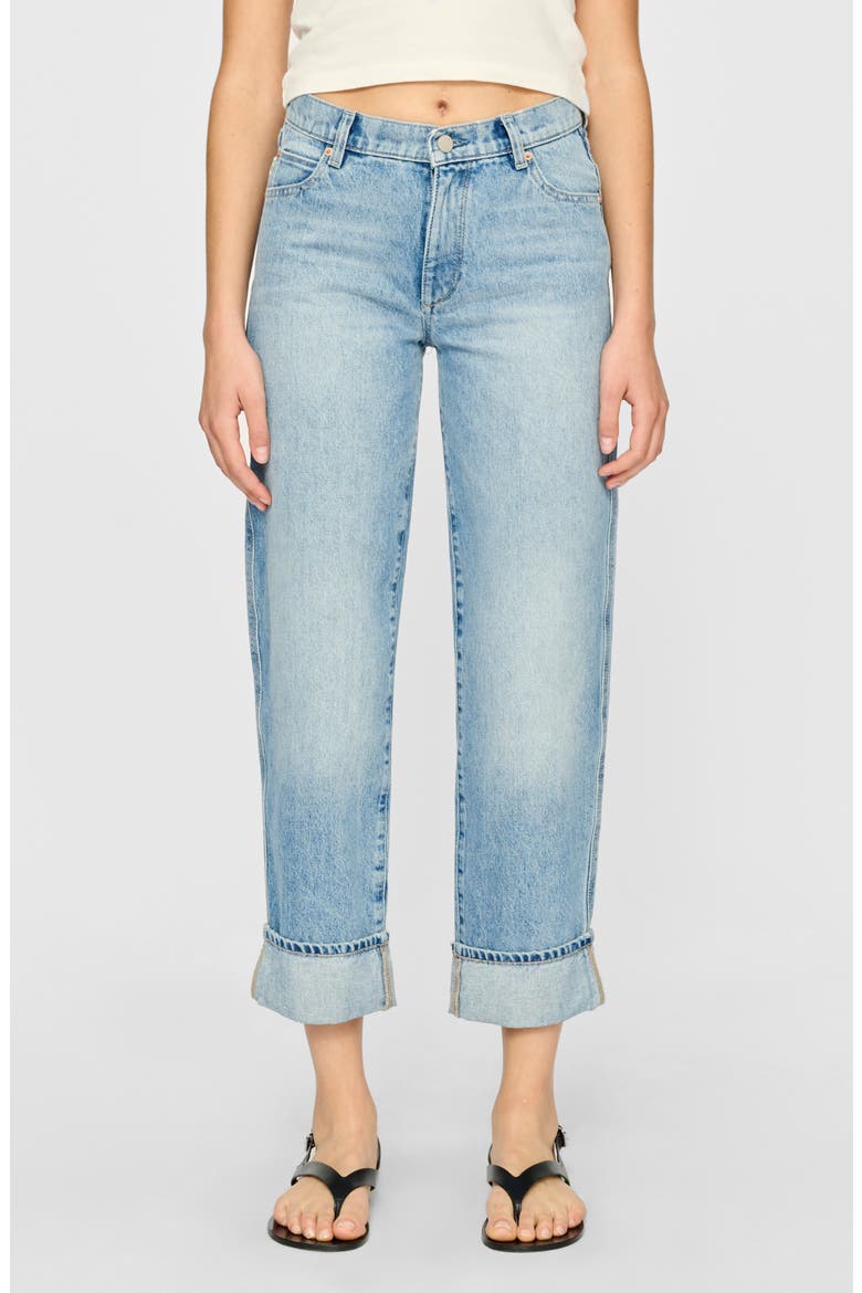 Thea Relaxed Tapered Boyfriend Ankle Jeans, Main, color, DAYDREAM CUFFED