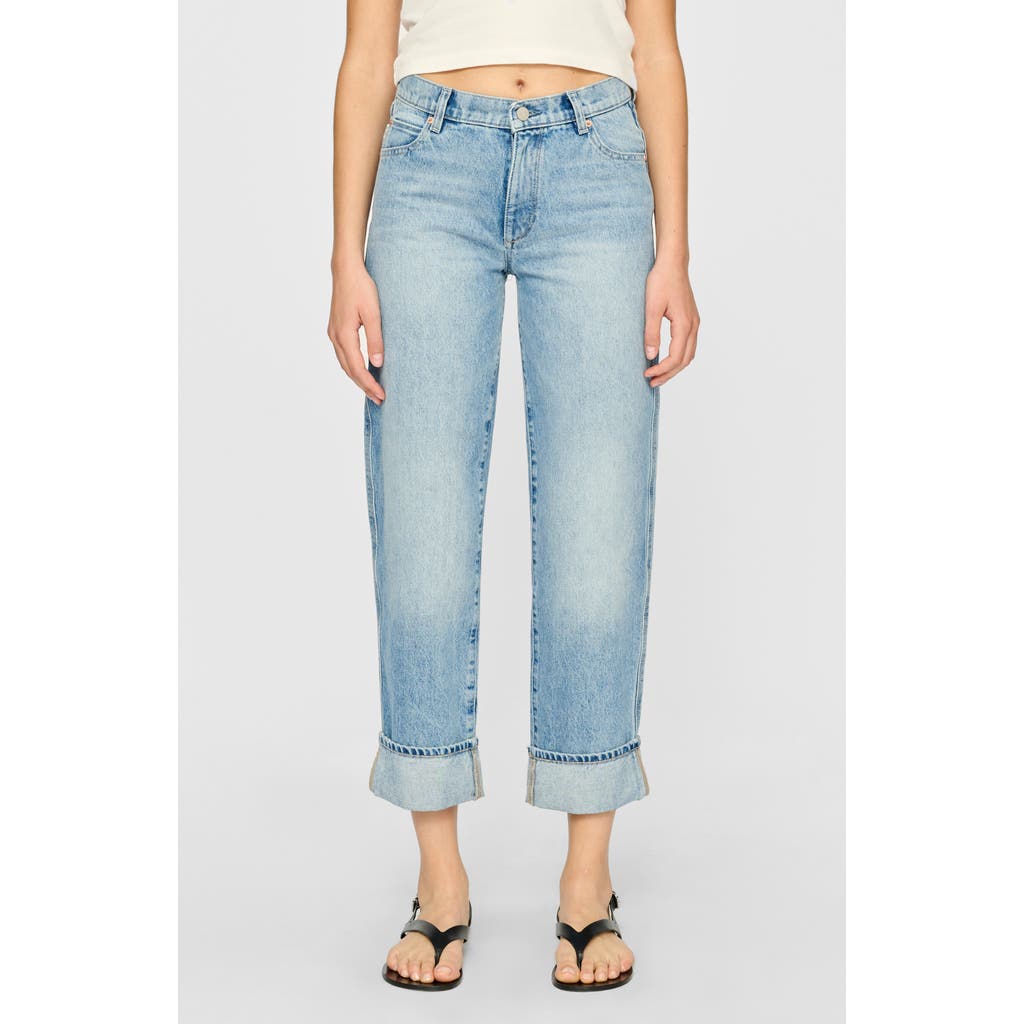 Dl1961 Thea High Rise Boyfriend Relax Jeans In Daydream In Daydream Cuffed
