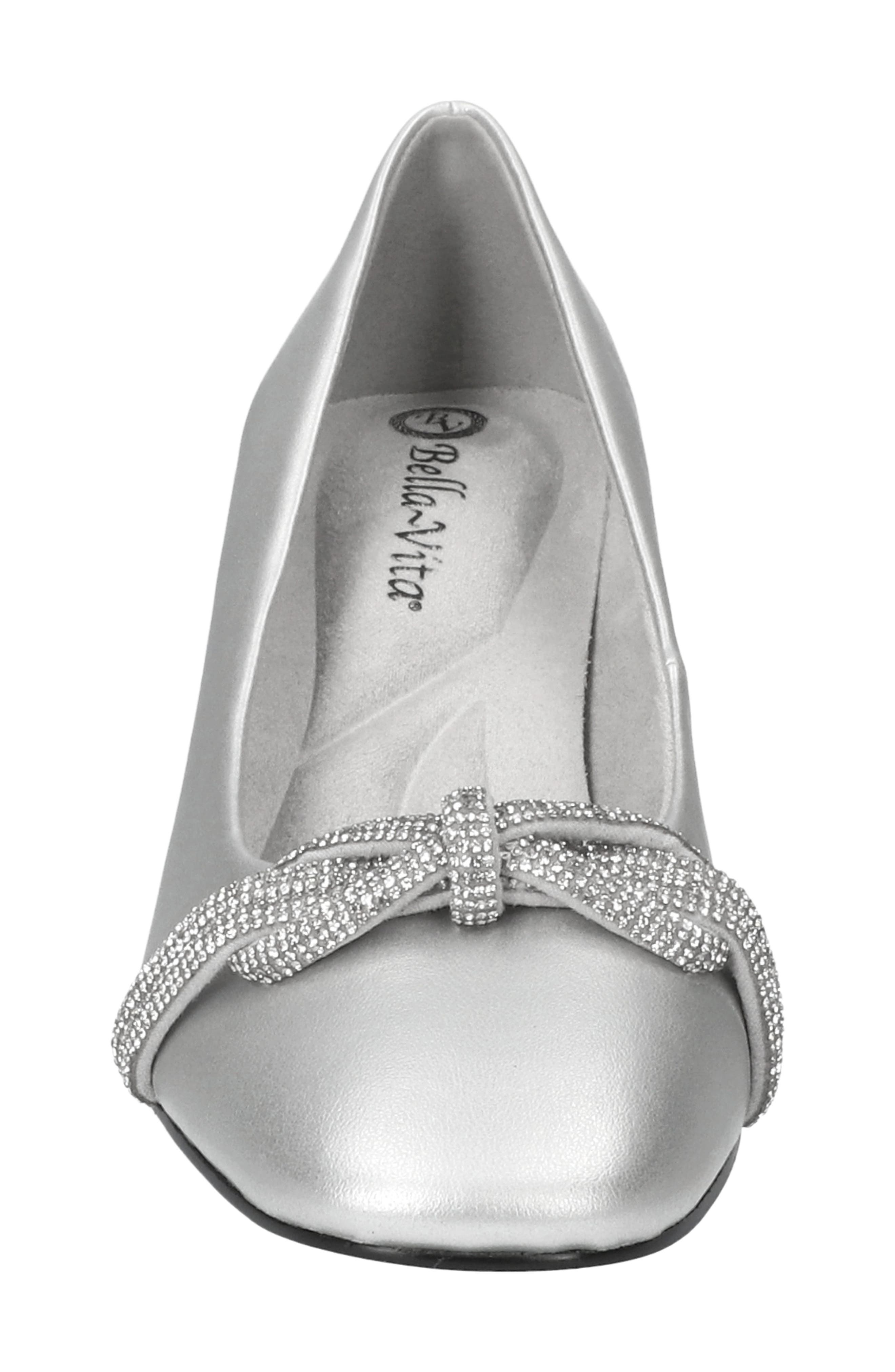 Marigold Pump, Alternate, color, SILVER