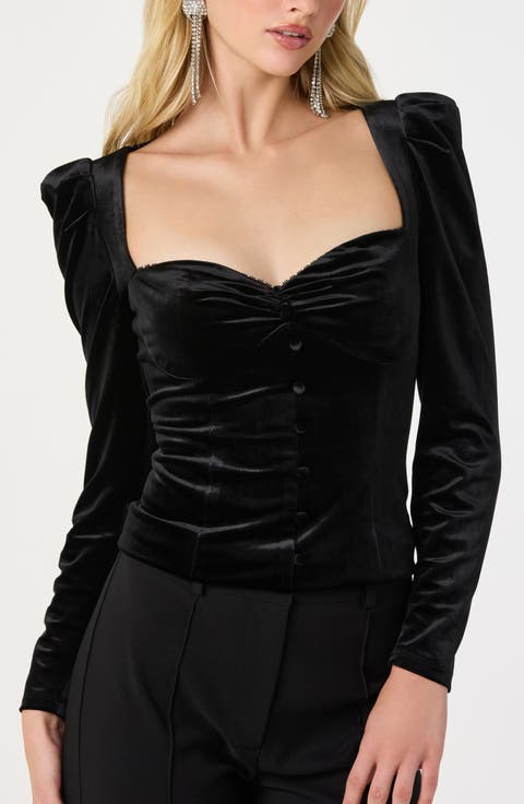 Dariana Velvet Top