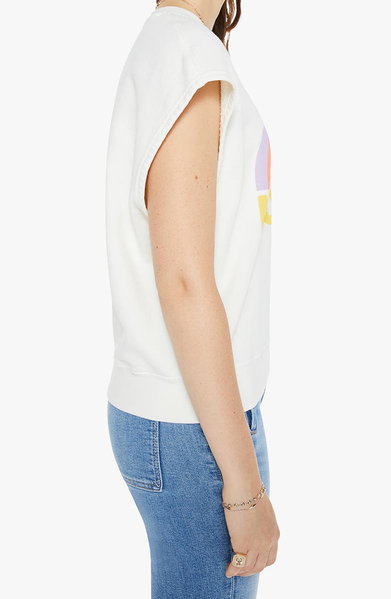 MOTHER The Drop Square Graphic Muscle Tee, Alternate, color, Over Mother