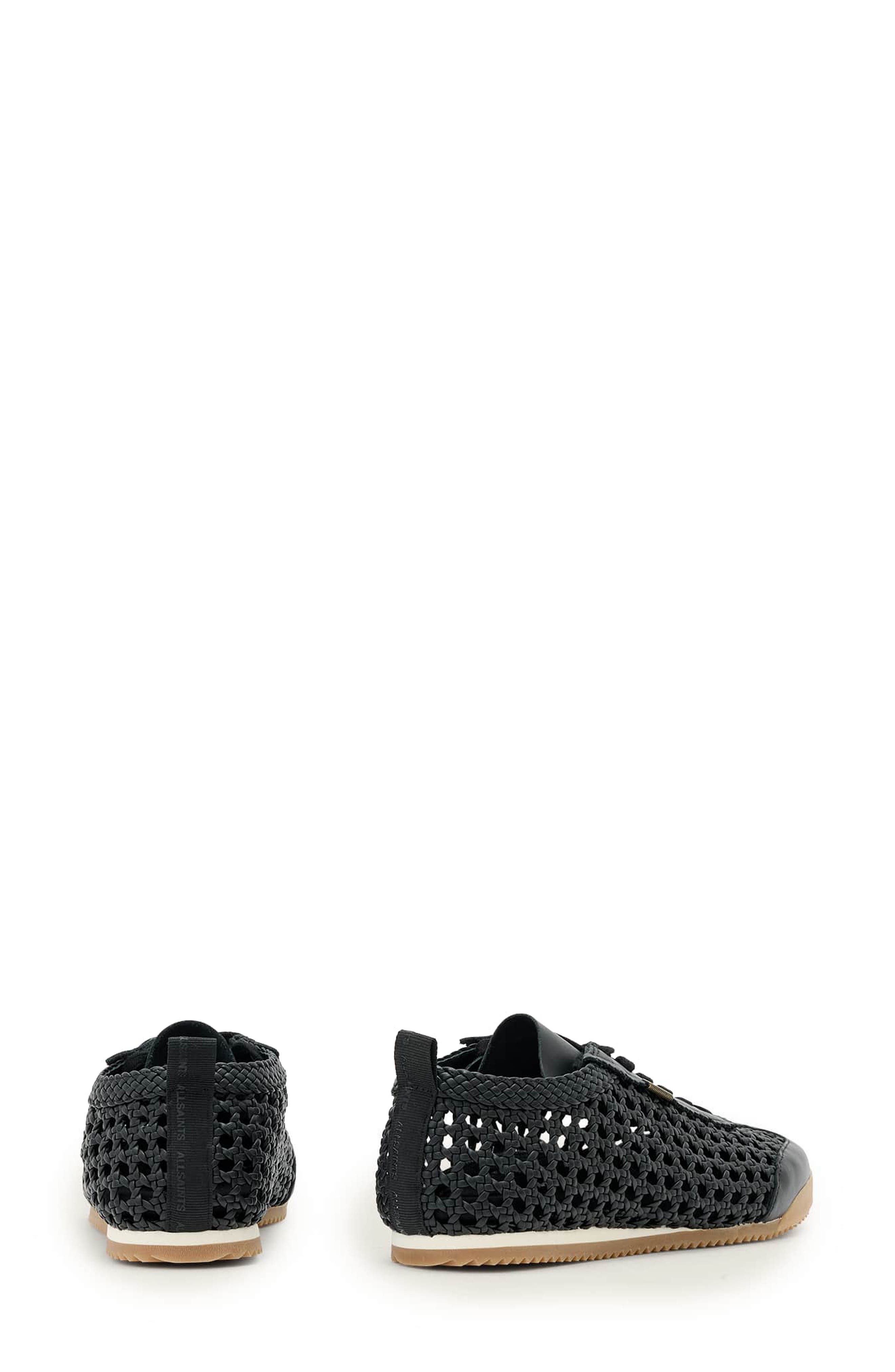 Kenny Woven Runner Sneaker, Alternate, color, BLACK