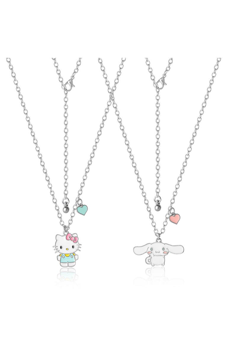 BFF Necklace Set, Alternate, color, Silver, white