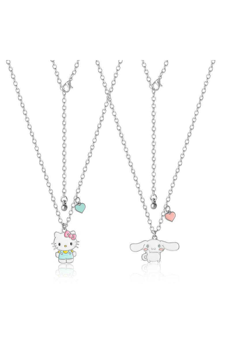 Hello Kitty BFF Necklace Set, Alternate, color, Silver, White