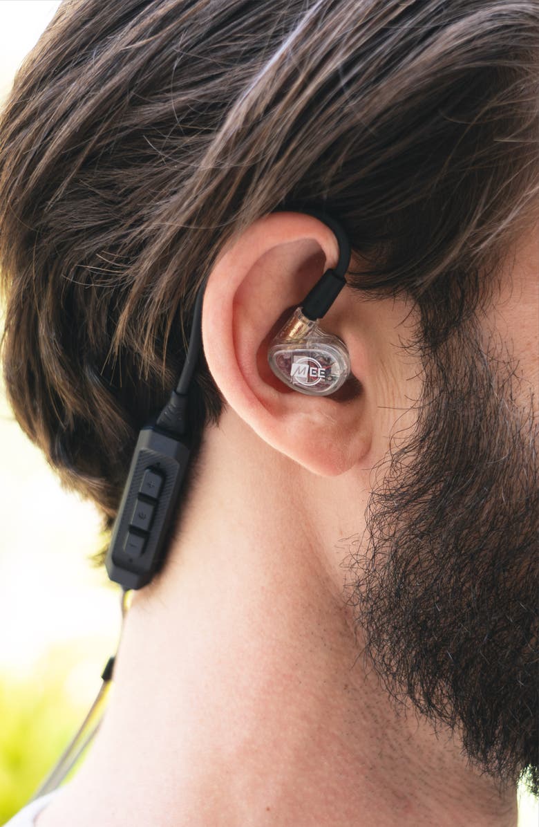 MEE audio BT3 Bluetooth Wireless Adapter Cable for In-Ear Monitors with 3 Connectors, Alternate, color, Black