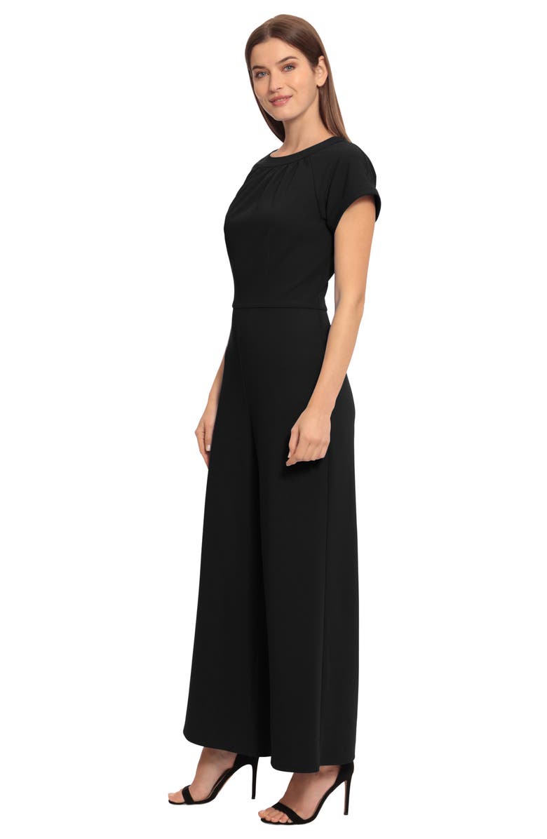 Maggy London Crewneck Short Sleeve Jumpsuit, Alternate, color, 