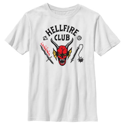 Boy's Stranger Things Welcome to the Hellfire Club  Graphic T-Shirt