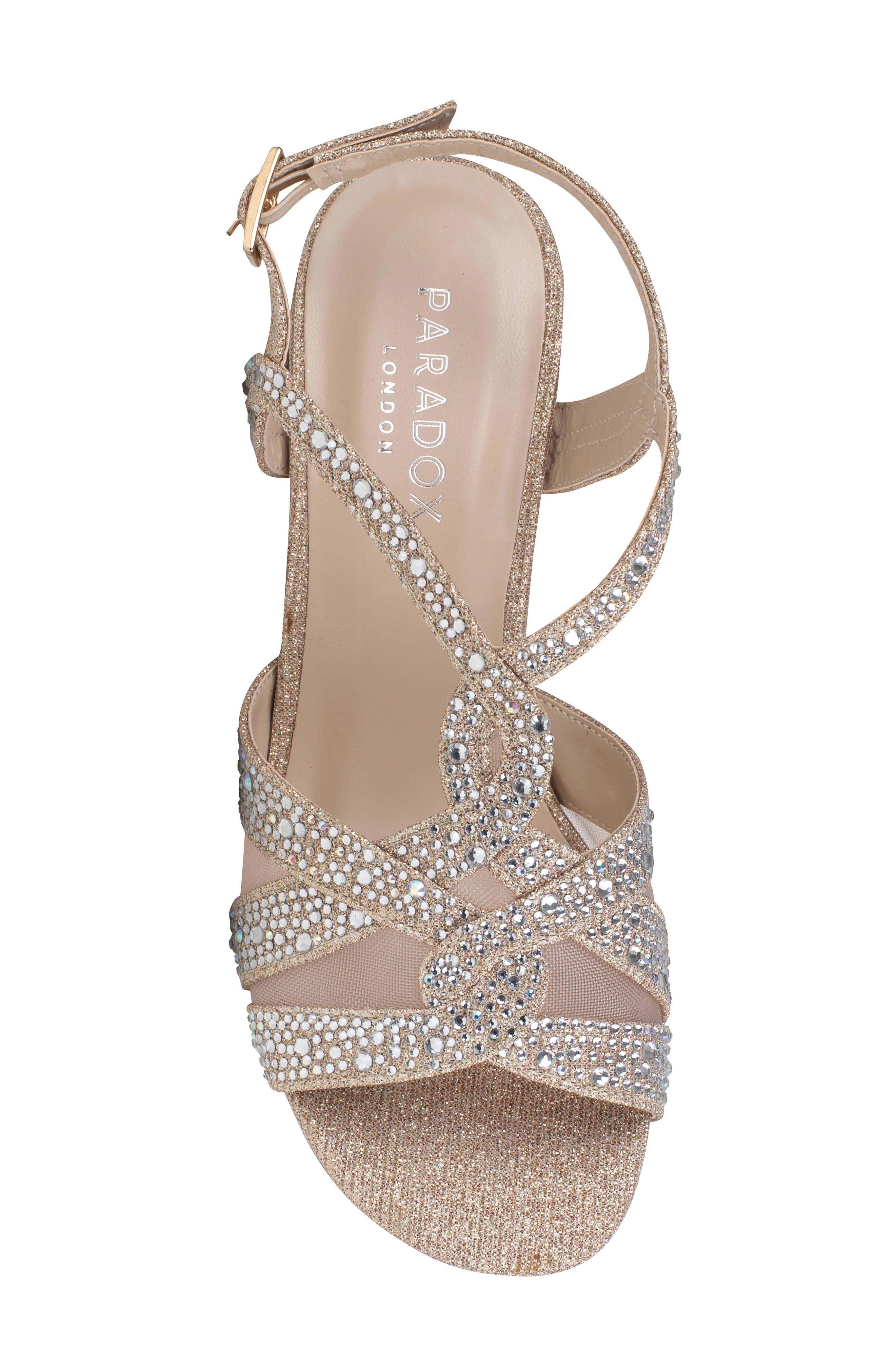 Nadia Block Heel Sandal, Alternate, color, CHAMPAGNE