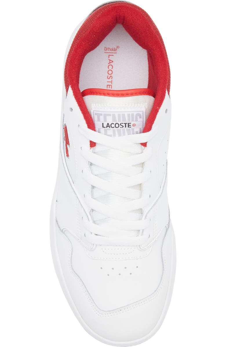Lacoste Lineshot 124 Sneaker, Alternate, color, White/ Red