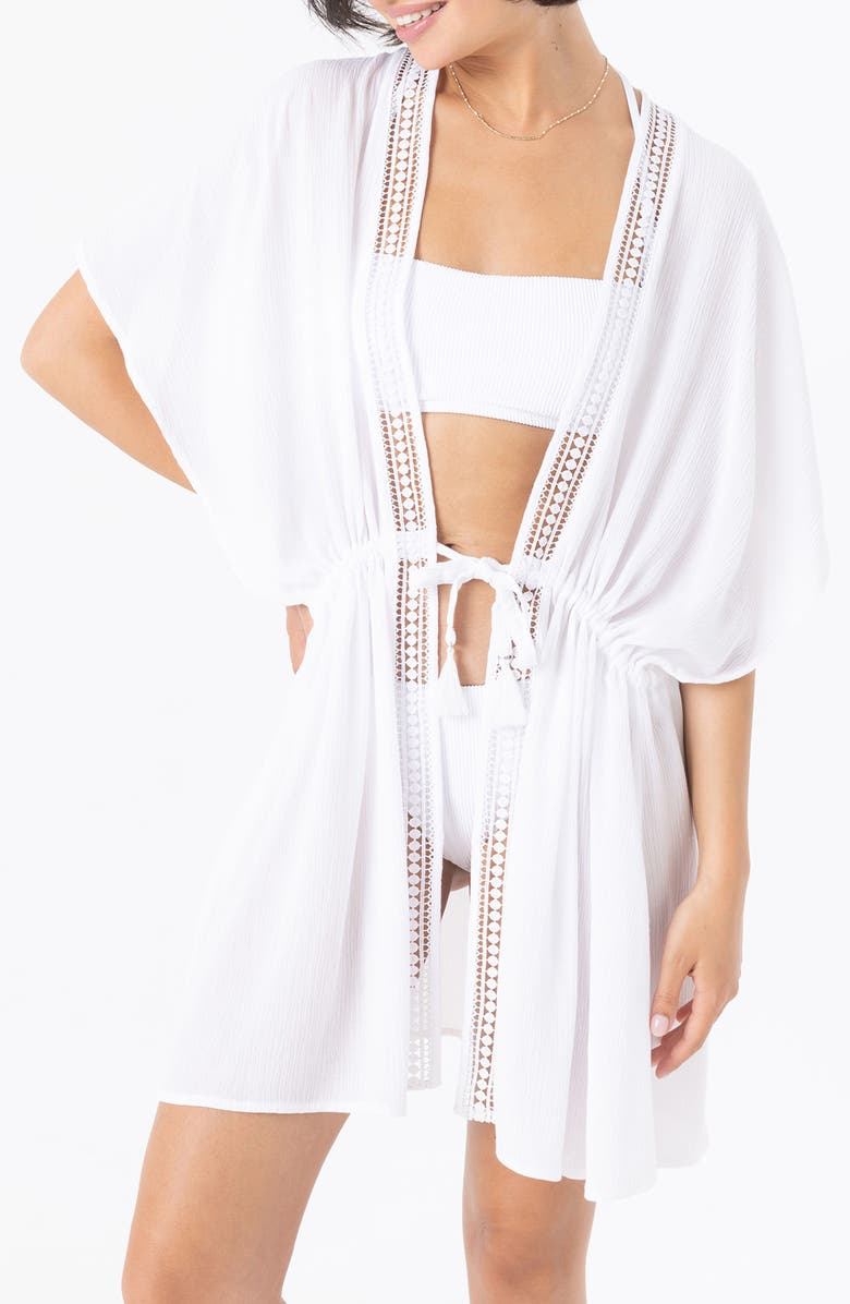 Roxy Sun Kissed Cover-Up, Main, color, Blanc