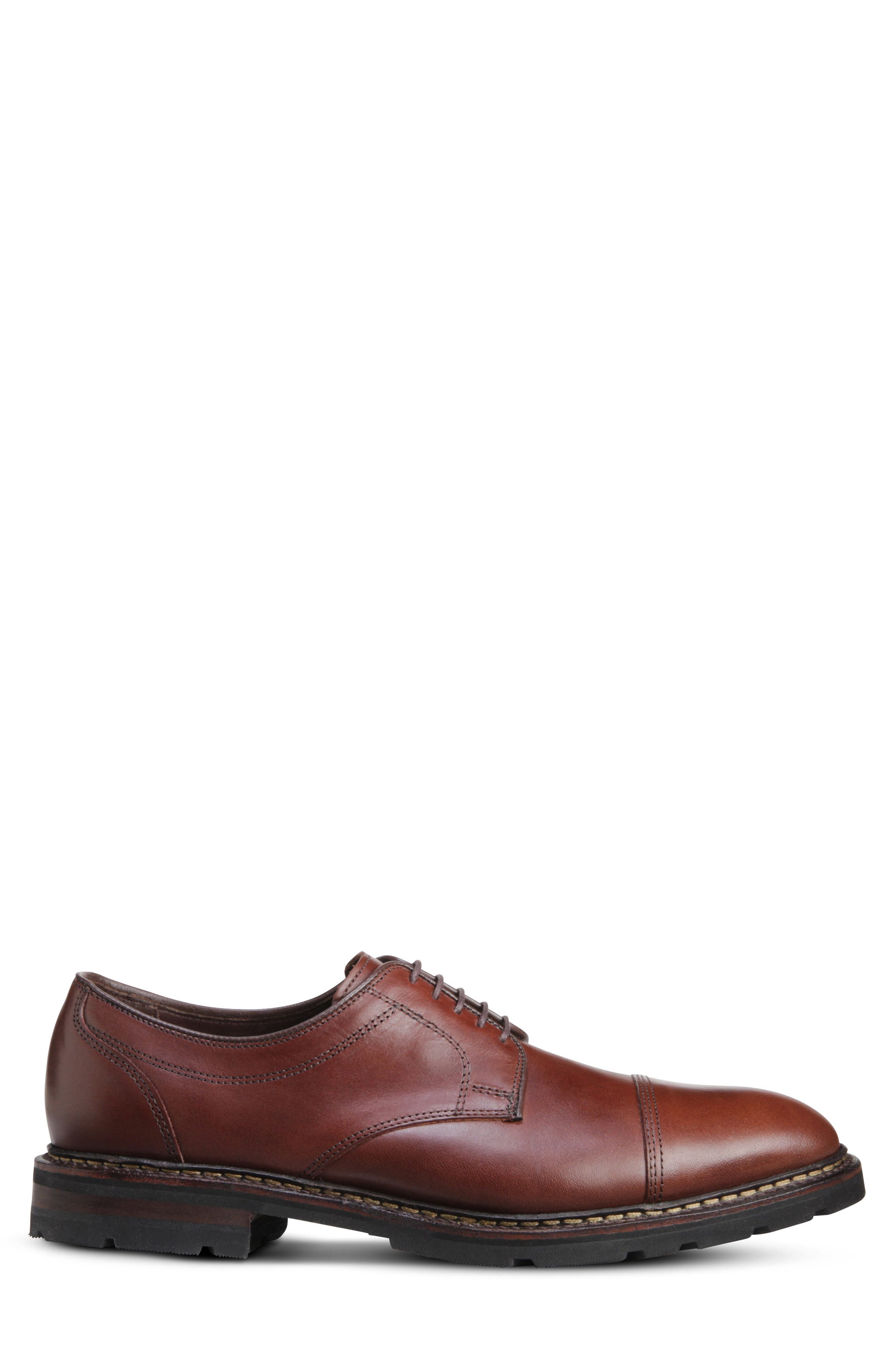 Ace Cap Toe Derby, Alternate, color, TOBACCO