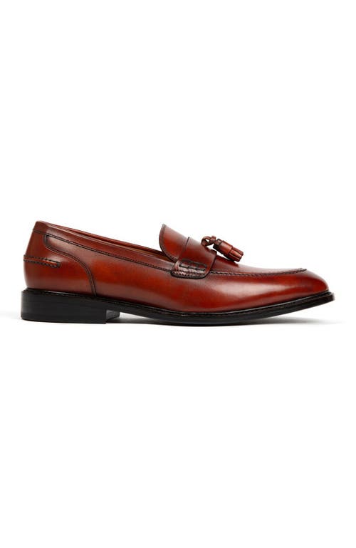 Anthony Veer Rivertone Tassel Loafer In Brown