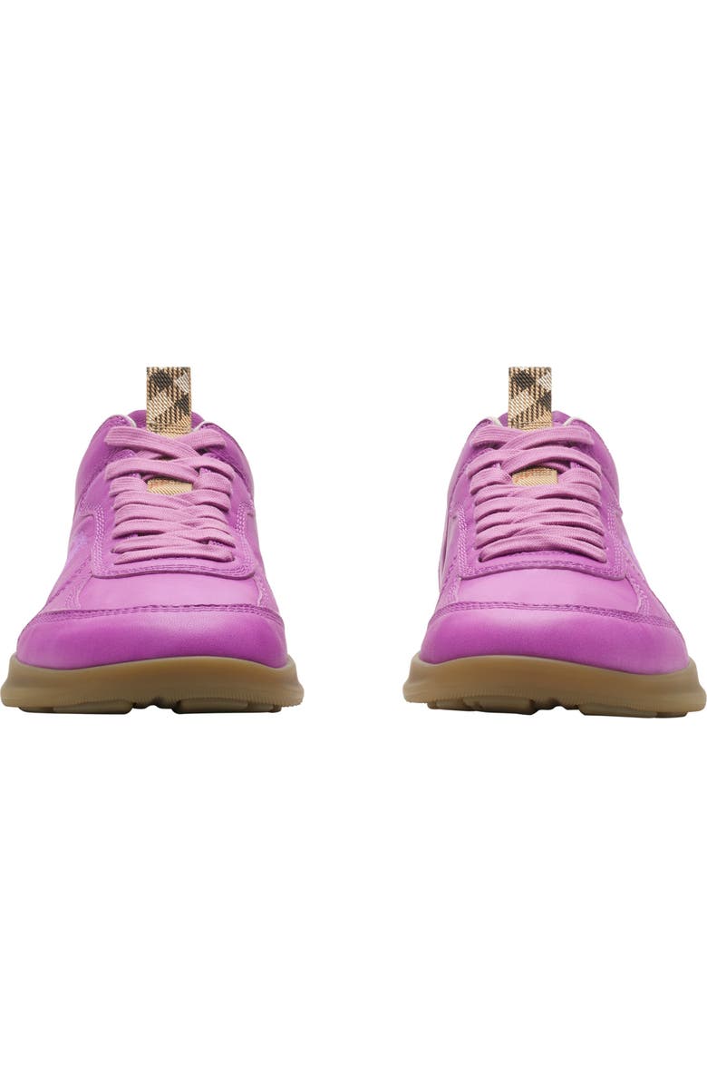 Burberry Leather Matrix Sneakers, Alternate, color,