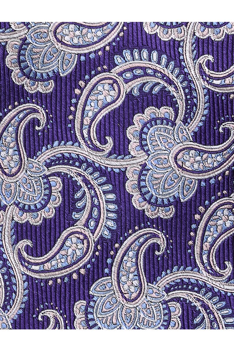 Big & Tall Paisley Vines Tie, Alternate, color, PURPLE