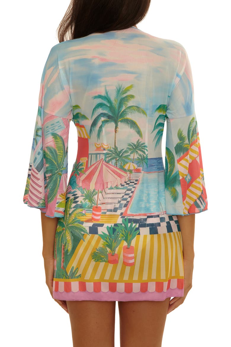 Miami Beach Cover-Up Tunic, Alternate, color, BLUE MULTI