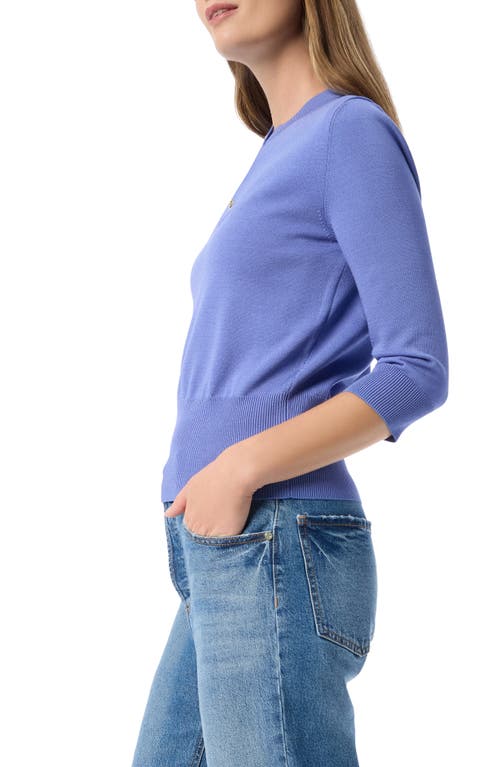 Do By Dee Ocleppo Tessa Henley Sweater In Baja Blue