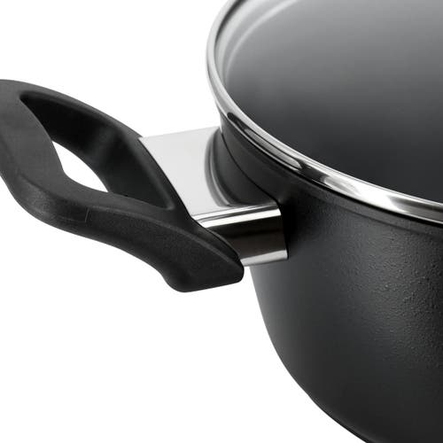 Oster Connelly 7 Piece Textu Nonstick Aluminum Cookware Set In Black