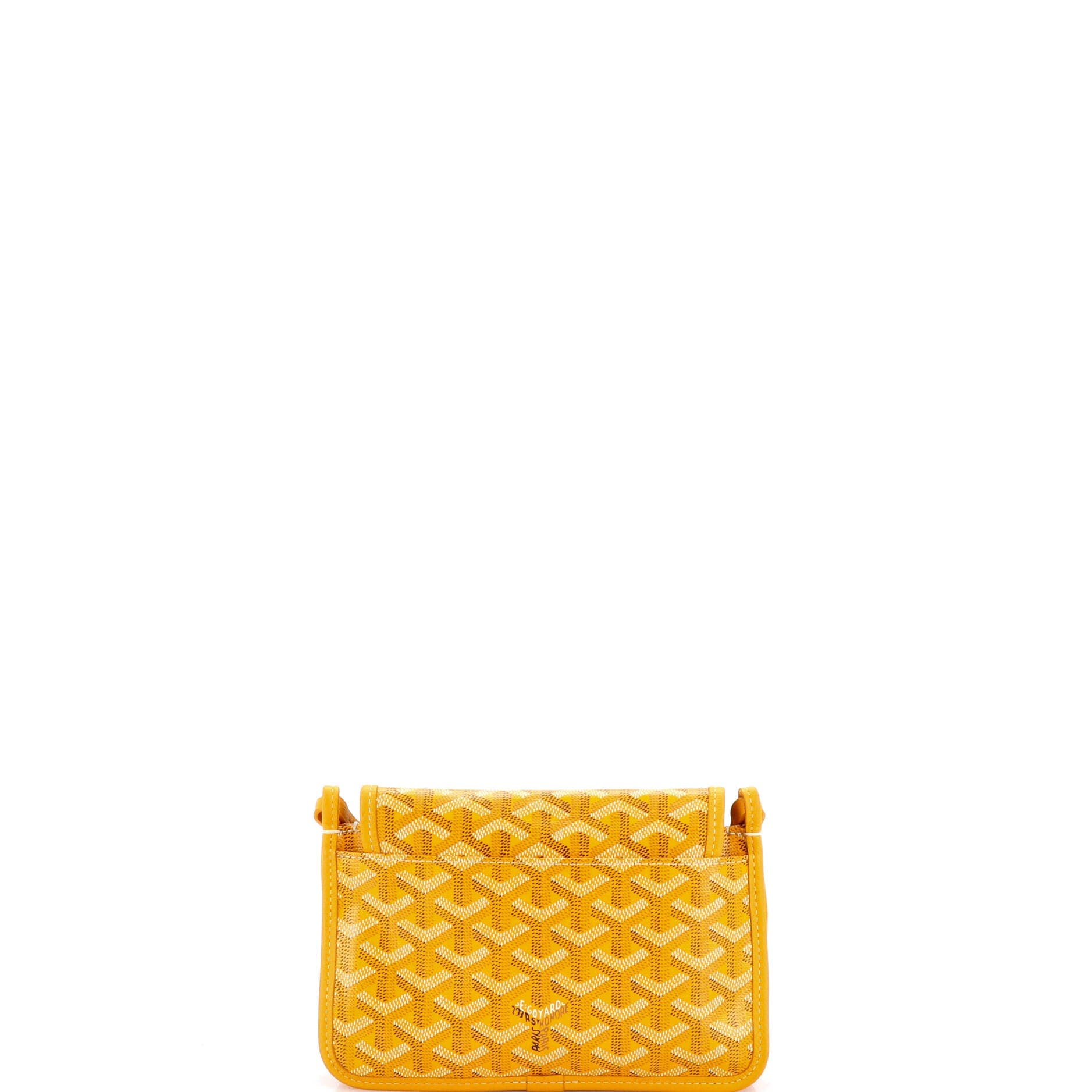Plumet Clutch Wallet Coated Canvas, Alternate, color, Yellow