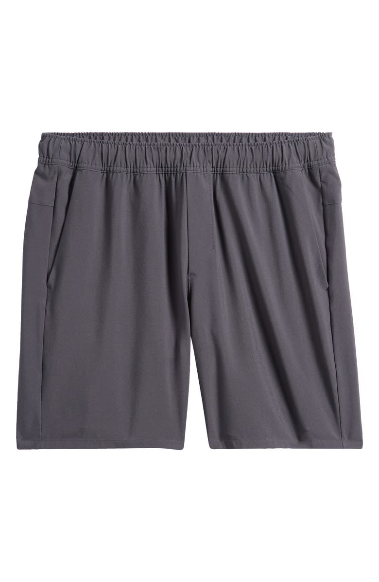 Zella Relay Training Shorts, Alternate, color, Grey Forged