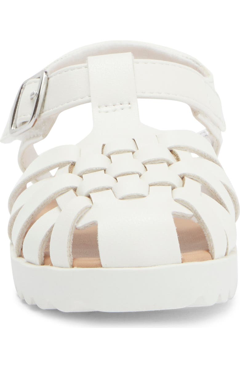 NORDSTROM RACK Kids' Camellia Fisherman Sandal, Alternate, color, White