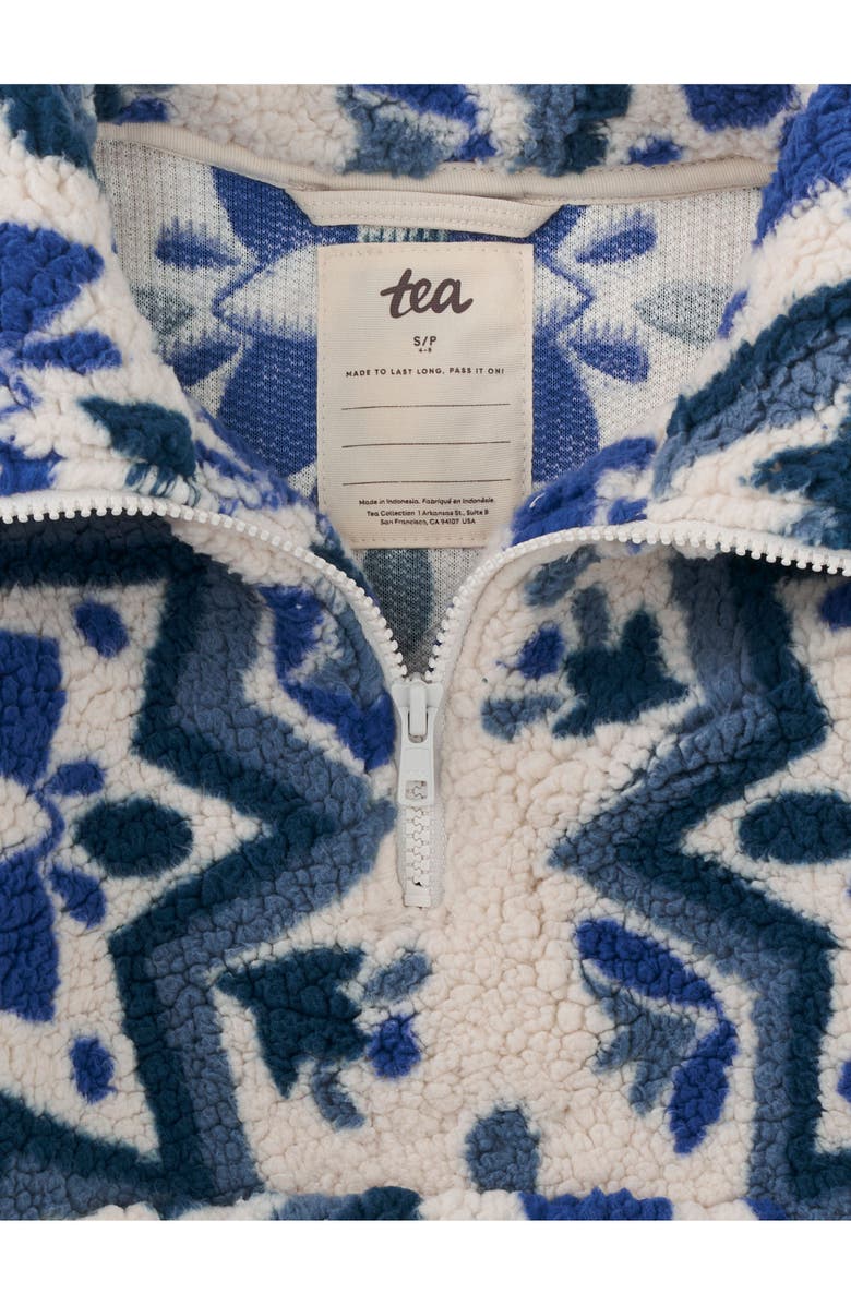 Tea Collection Teddy Fleece Pullover, Alternate, color, 