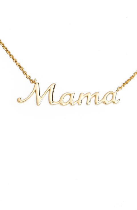 Argento Vivo Mama Pendant Necklace