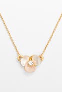 Kate Spade New York disco pansy pendant necklace