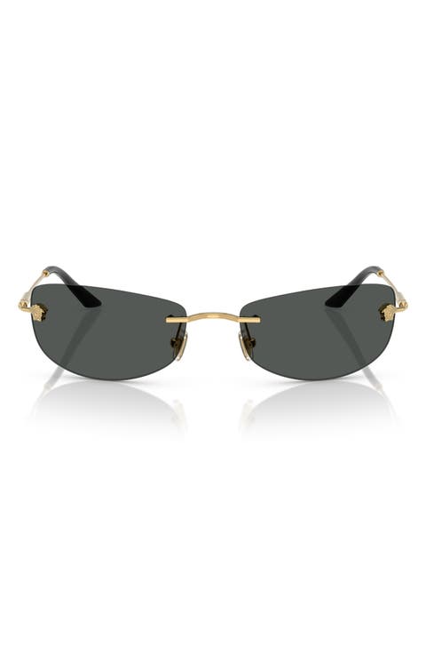 60mm Rectangular Sunglasses