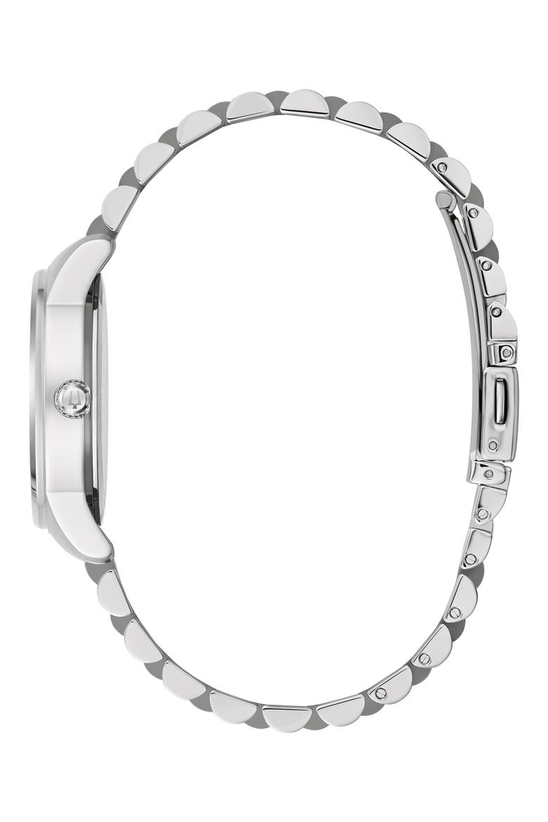 Classic Diamond Bracelet Watch, 32mm - 0.03ct., Alternate, color, SILVER