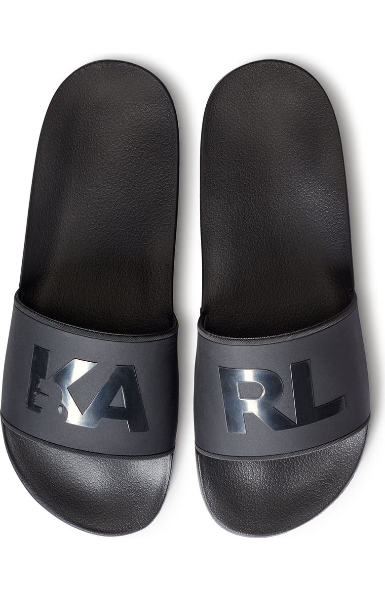 KARL LAGERFELD PARIS KA-RL Pool Slide Sandal, Alternate, color,