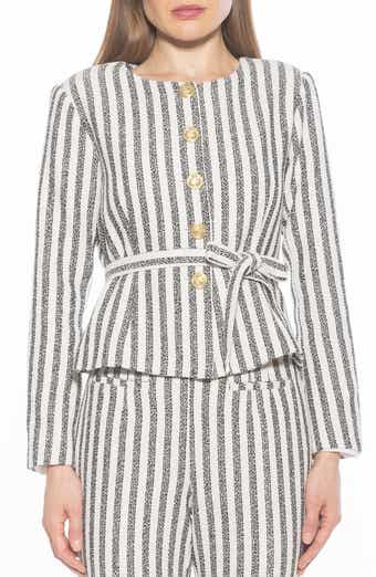 Alexia Admor Arjun Stripe Jacket