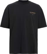 AllSaints Underground Oversize Graphic T-Shirt