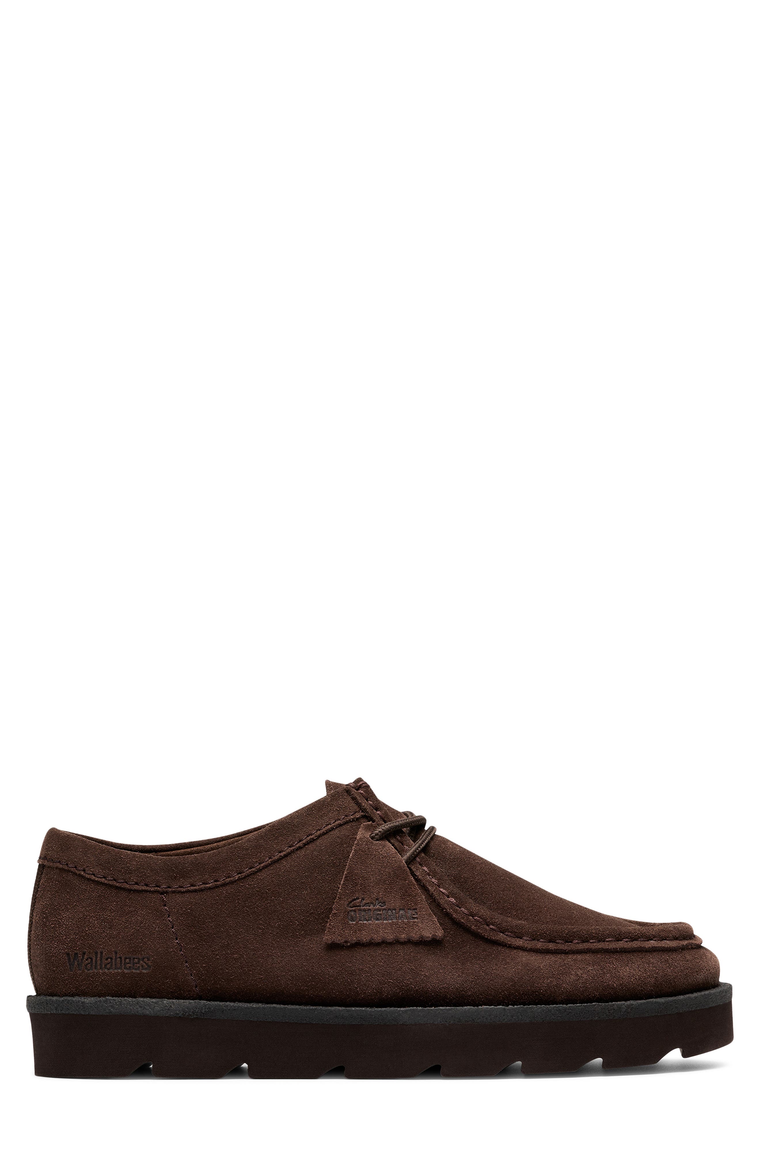 Meare Lace-Up Wallabee Chukka, Alternate, color, DARK BROWN SUEDE