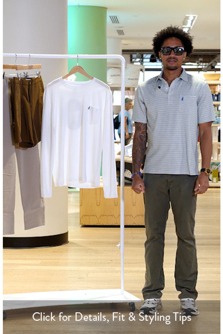 Surfer Dude Long Sleeve Pocket T-Shirt video