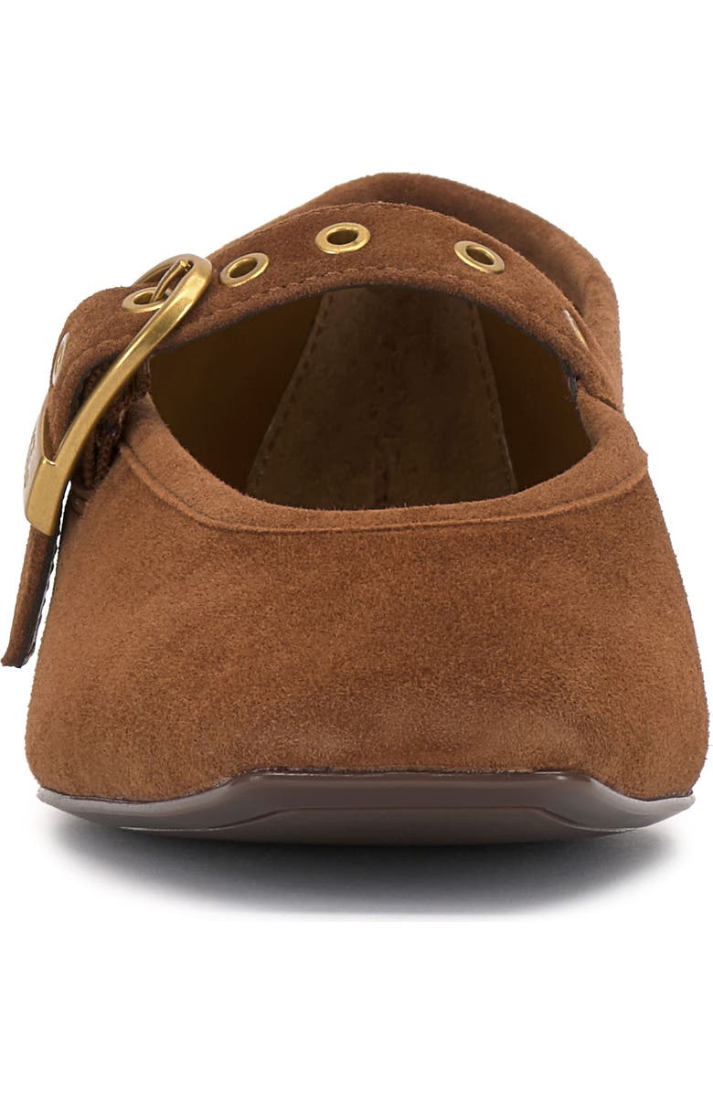 Vince Camuto Vinica Square Toe Mary Jane Flat, Alternate, color, Burnt Sugar