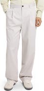 Theory Relaxed Pleat in Moonsoft Cotton Blend Pants