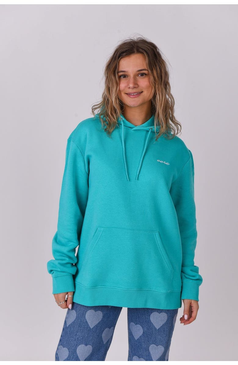 OOSC Powder Club Hoodie - Aqua, Alternate, color, Aqua