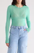 AFRM LOS ANGELES Sunny Long Sleeve Mesh Top