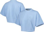 LUSSO Men's Lusso Light Blue Philadelphia 76ers Nola Faded Tonal Cropped T-Shirt