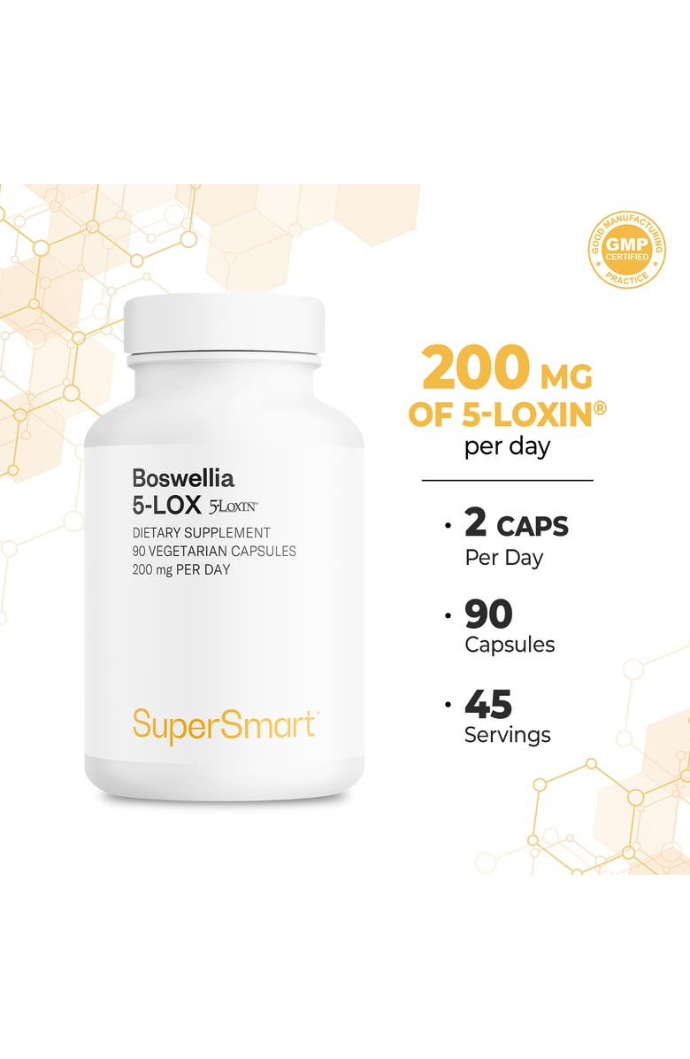 SuperSmart 5-Loxin 200 mg per Day - with Boswellia Serrata Extract, Alternate, color, NO COLOR
