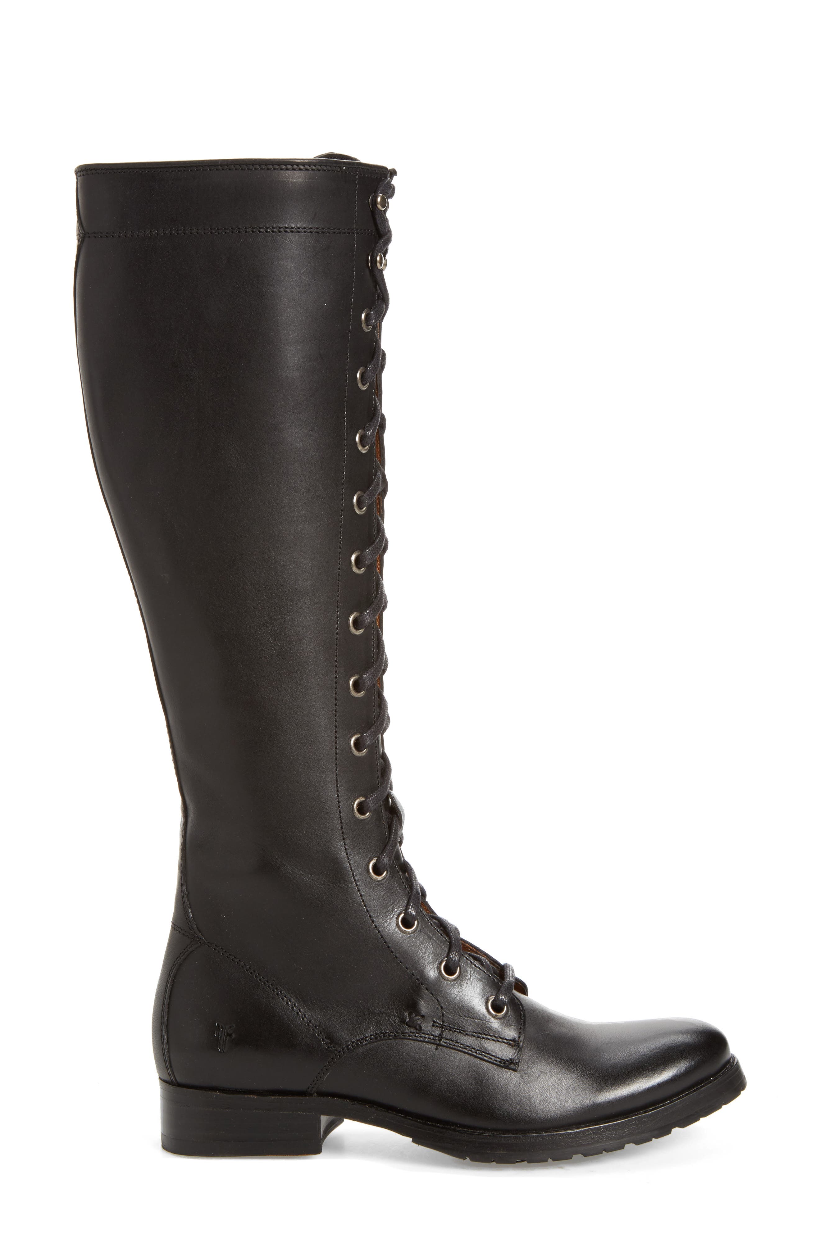 Frye Melissa Tall Lace-Up Boot, Alternate, color, 