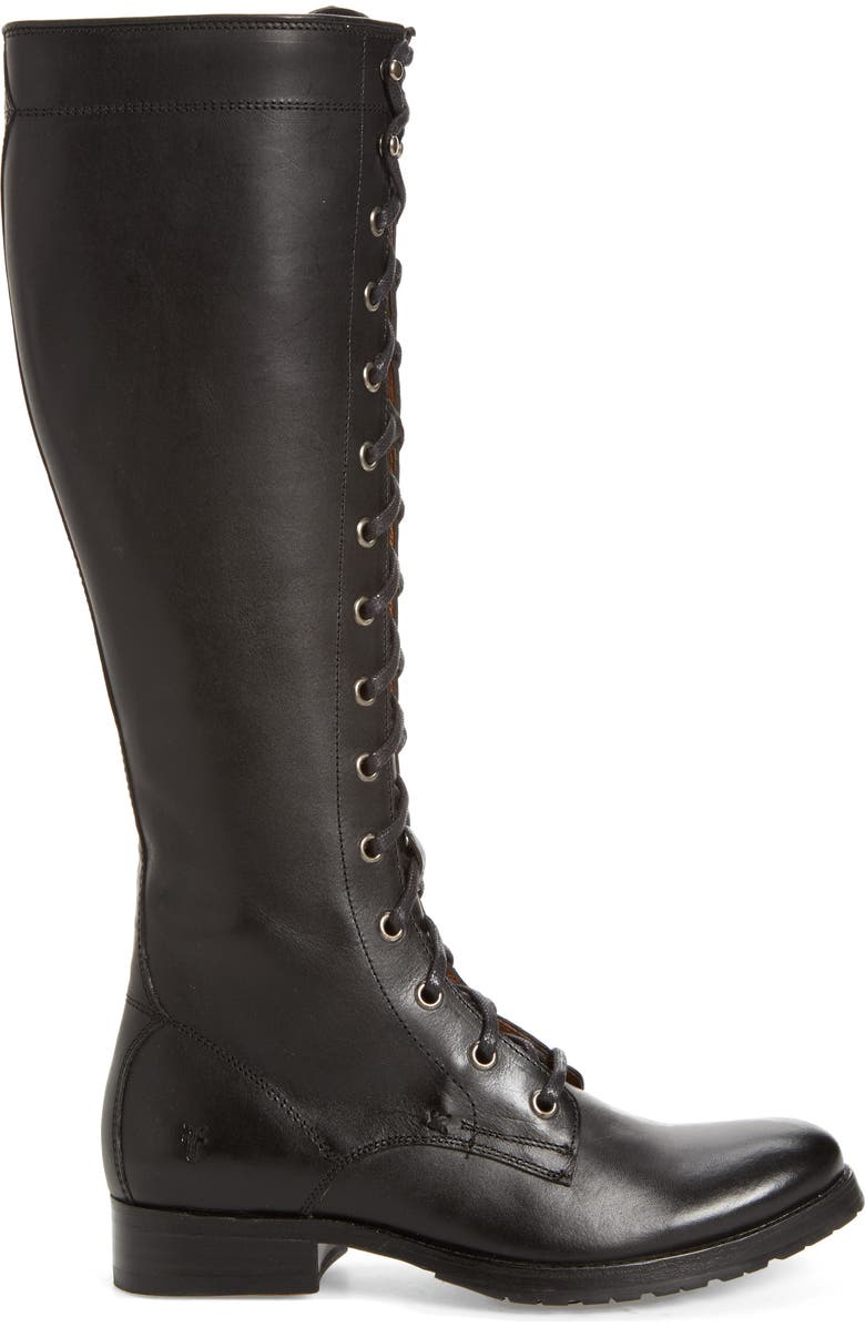Frye Melissa Tall Lace-Up Boot, Alternate, color,