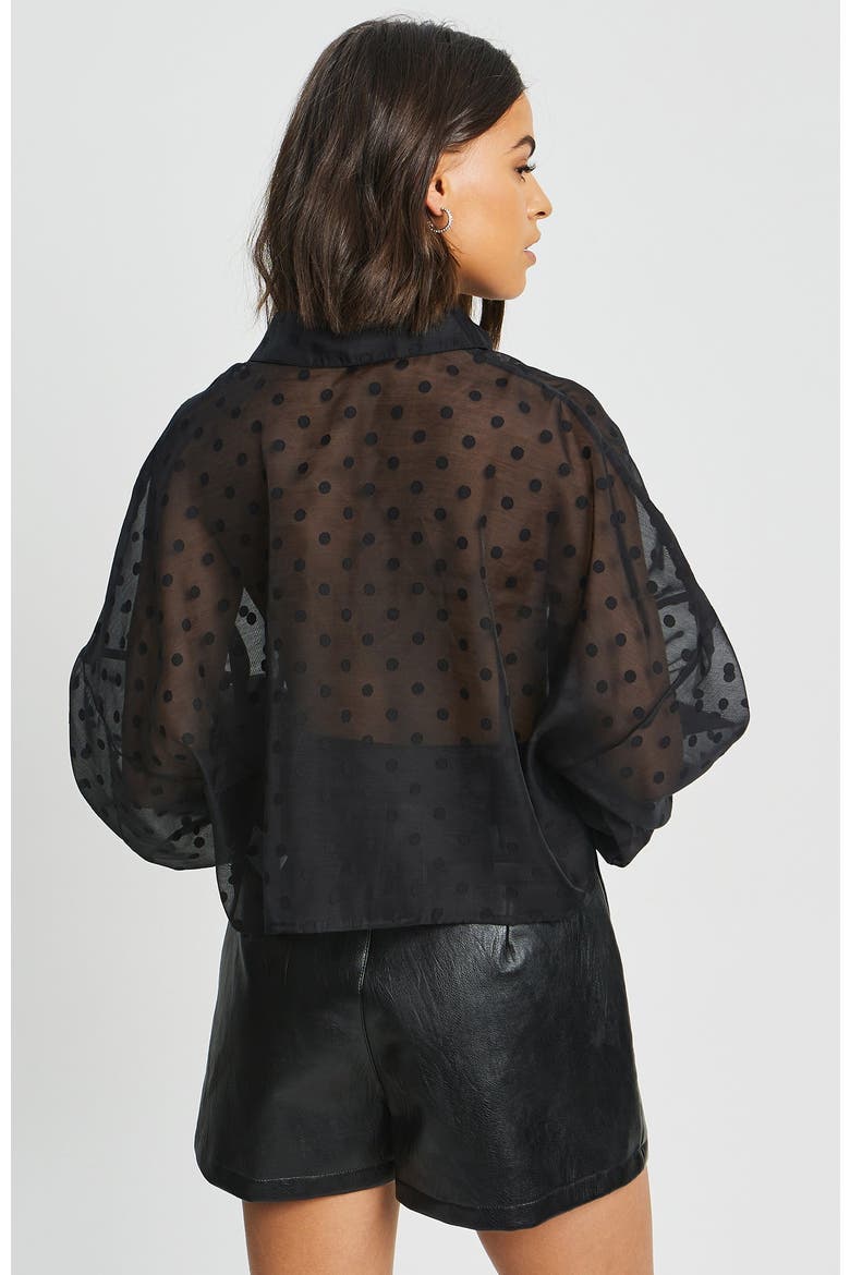 Henderson Blouse, Alternate, color, Black Spot