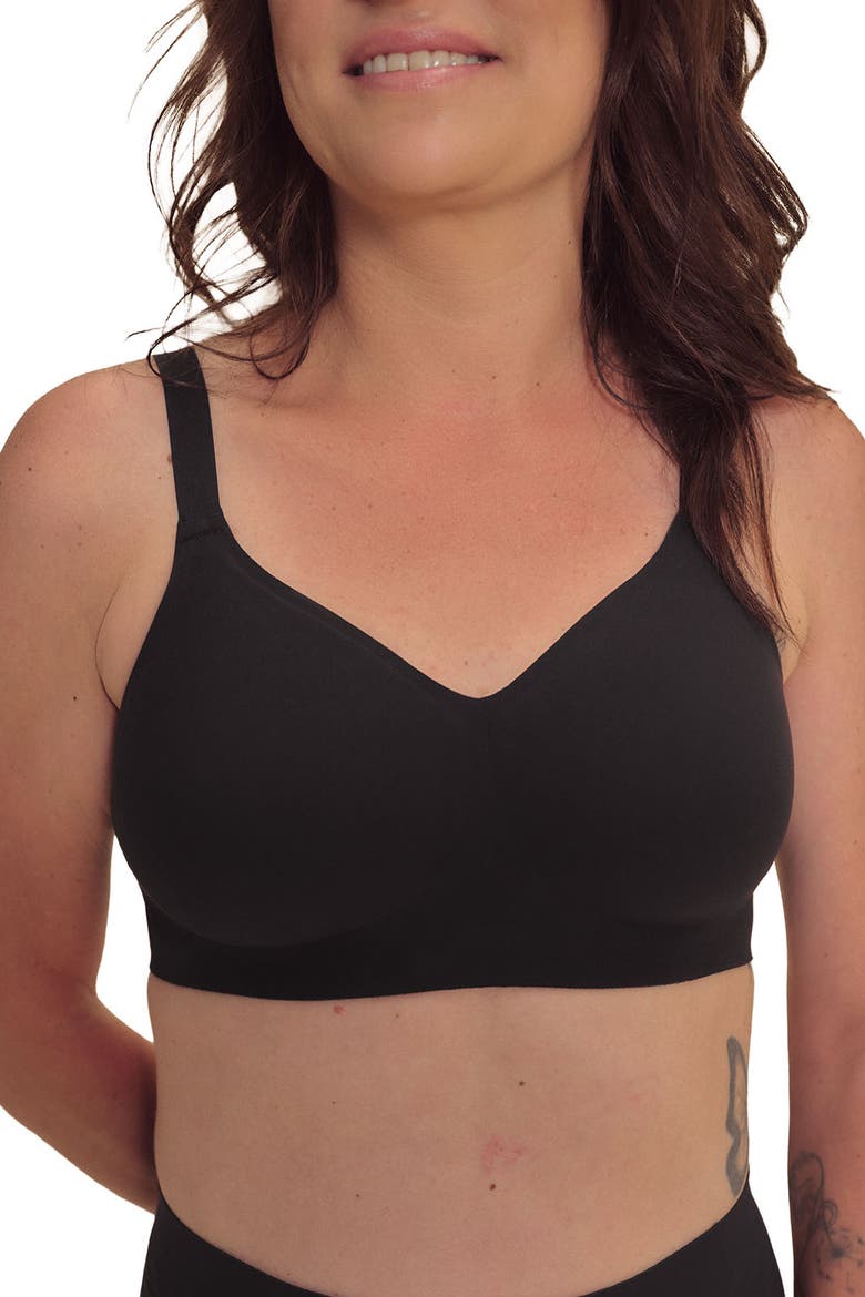 Linda Padded Wire-Free Bra, Main, color, black