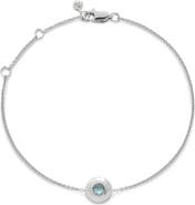 Monica Vinader March Birthstone Chain Bracelet