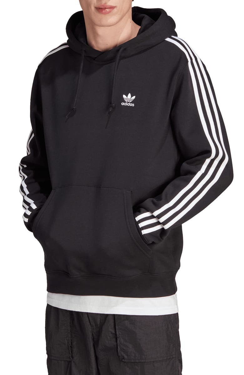 adidas Adicolor Classics Lifestyle 3-Stripes Pullover Hoodie, Main, color, 