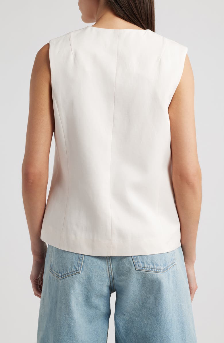 COS Sweetcorn Tie Closure Vest, Alternate, color, Pink Dusty Light